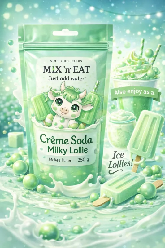 Mix n Eat Cream Soda Milky Lollie