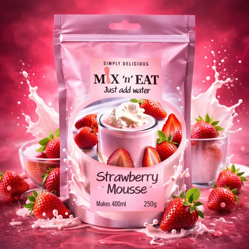 Mix n Eat Strawberry Mousse