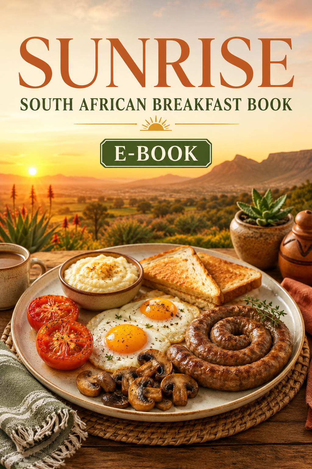 Sunrise South African Breakfast Book omslag